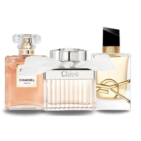 Combo de 3 Parfums - Coco Mademoiselle Chanel, Libre Yves Saint Laurent et Chloé Signature