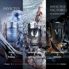 Invictus Platinum Paco Rabanne – Pour Homme – Eau de Parfum – 100 ml