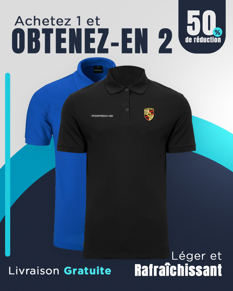 [PAYEZ 1, OBTENIR 2] Kit 2 Polos Porsche