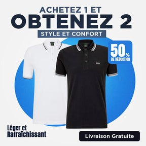 [ACHETEZ 1 OBTENEZ 2] Kit 2 Polos H. Boss Sport